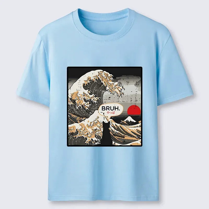 Kyoto-Lion Unisex Cotton T-Shirt Trendy