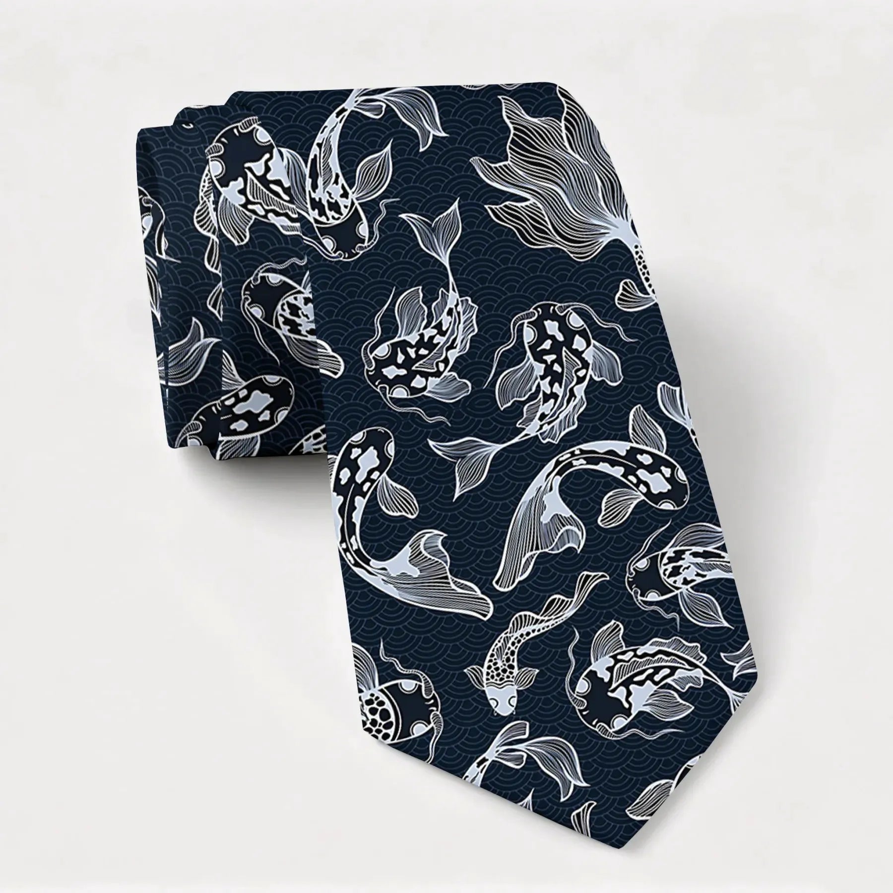 Japanese Koi Necktie for Gift Idea