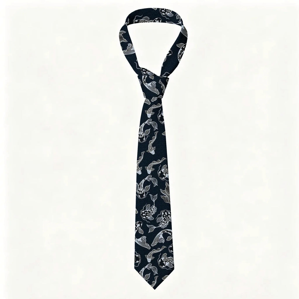 Japanese Koi Necktie for Gift Idea