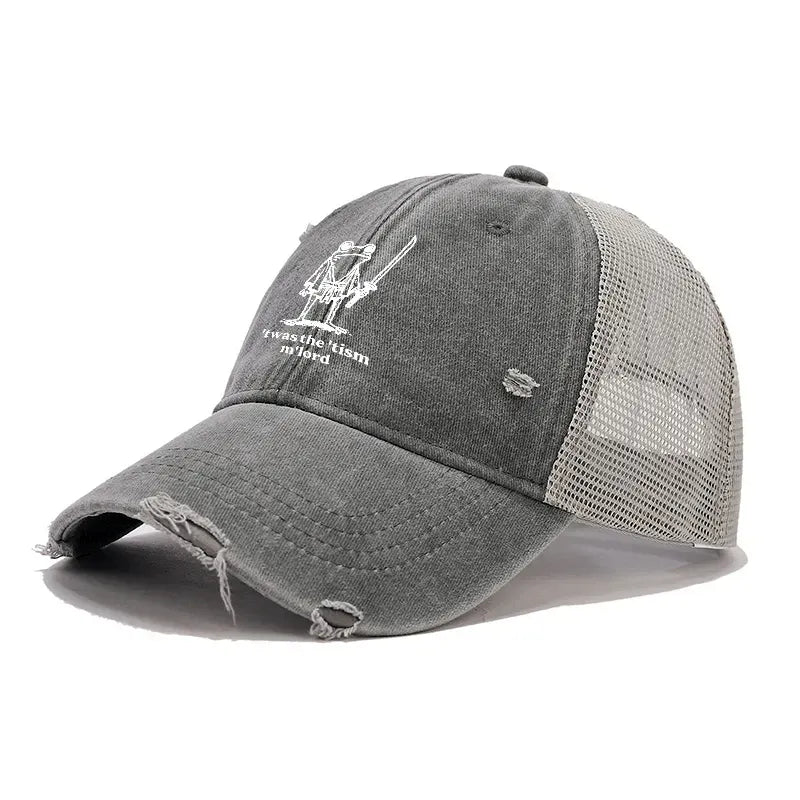 Kyoto-Lion Focused Samurai Frog Trucker Cap