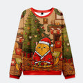 japanese ugly christmas sweatshirt for men