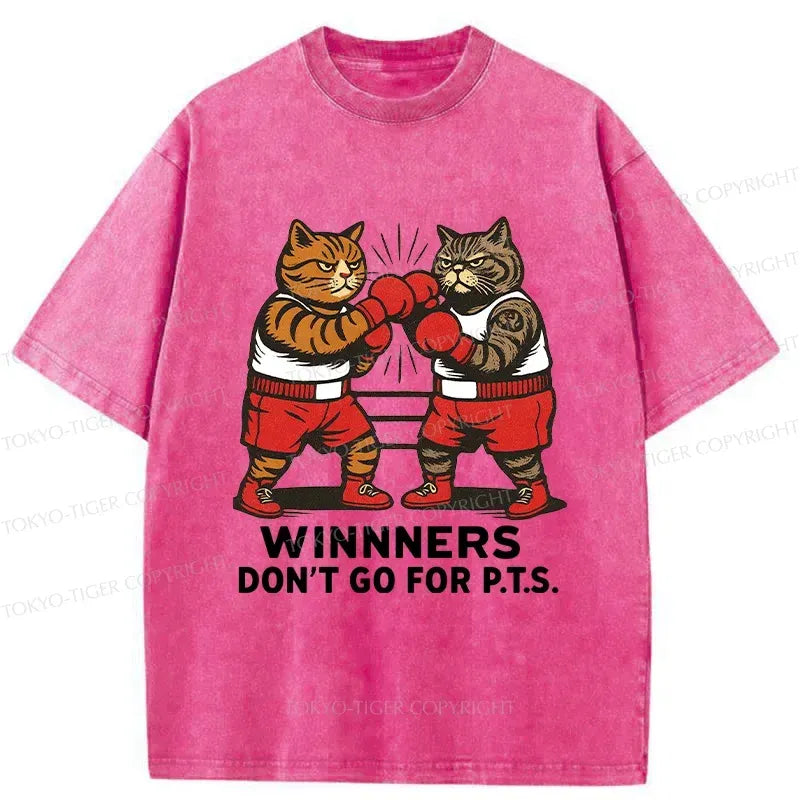 Japanese Fighting Cats Washed Tee