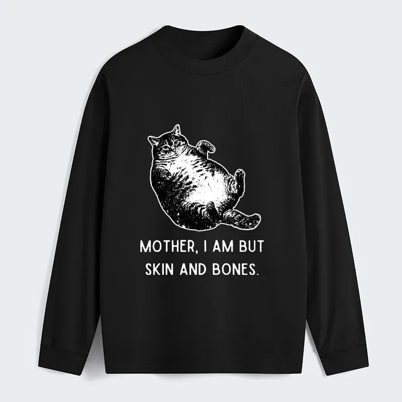 Kyoto-Lion Overweight Cat And Its Doting Owner Classic Long Sleeve T-Shirt