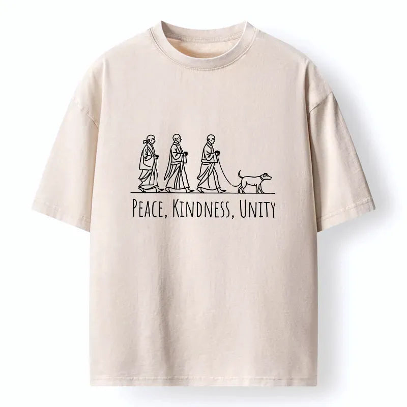 Kyoto-Lion Walk For Peace Washed T-Shirt