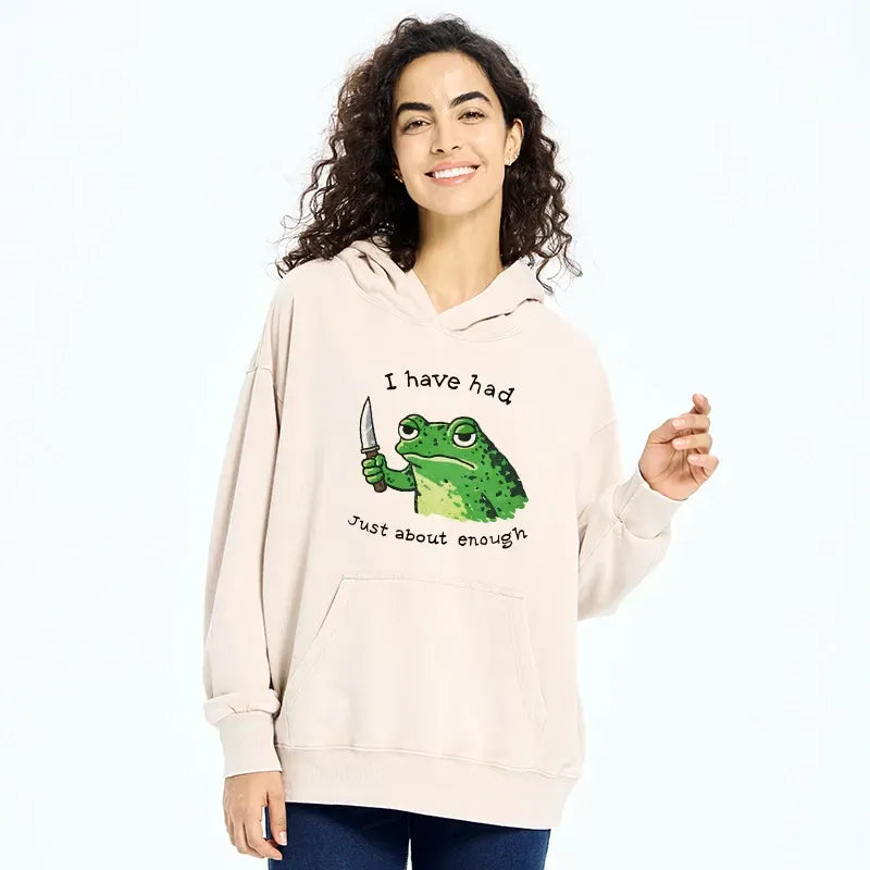 Japanese Washed Frog Hoodie