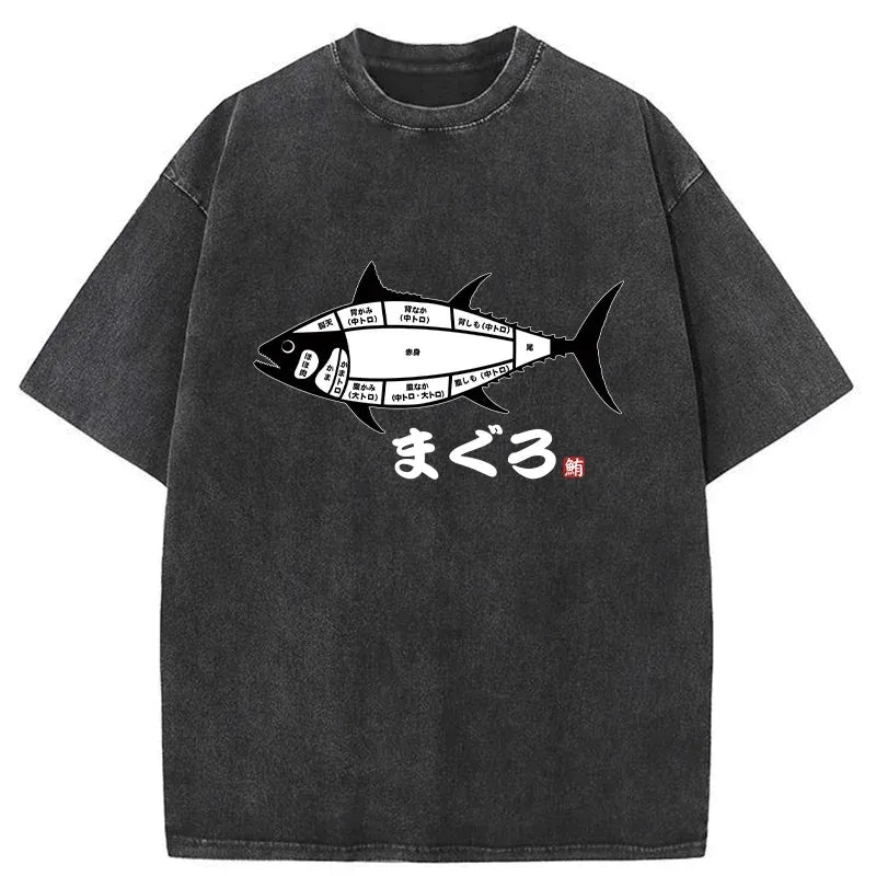 Japanese Ukiyo-e Shirt for Summer