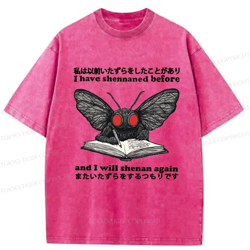 Japanese Vintage Washed T-Shirt for Streetwear