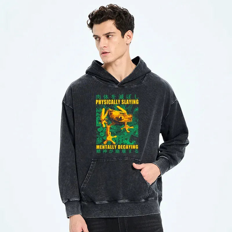 japanese washed hoodie for streetwear