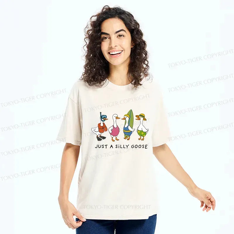 Japanese Washed T-Shirt for Daily Wear