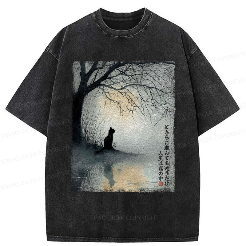 unisex cat t-shirt for daily wear