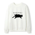 Kyoto-Lion Cat That Doesn't Want To Do Anything Waffle Sweatshirt
