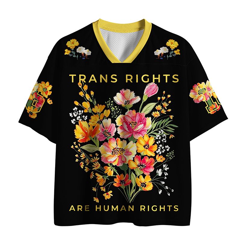 Kyoto-Lion Trans Rights Are Human Rights Mesh Jersey