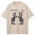 Kyoto-Lion A Reindeer¡¯s Take on Rudolph¡¯s Glow Washed T-Shirt
