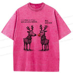 Unisex Washed T-Shirt for Holiday