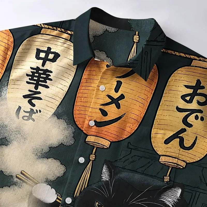 Comfortable Unisex Japanese Shirt for Daily Wear
