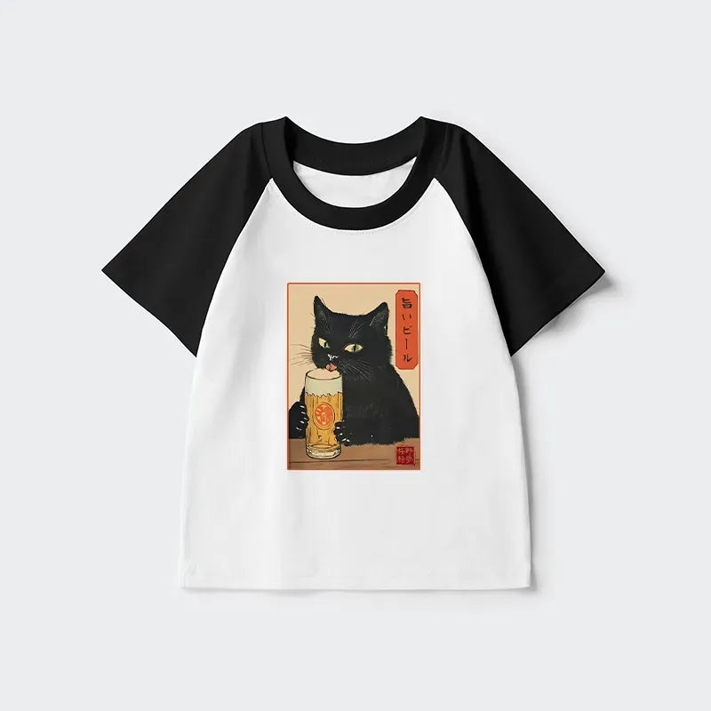 Kids Japanese Style Raglan for Summer