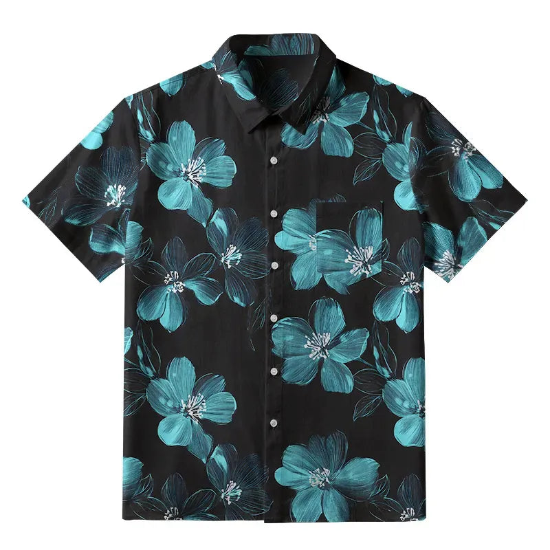 Japanese Unisex Button-up Shirt for Daily Wear