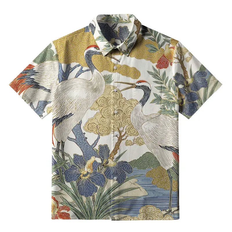 Unisex Cotton Button-up for Summer