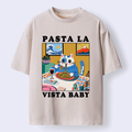 Japanese vintage washed t-shirt for daily wear