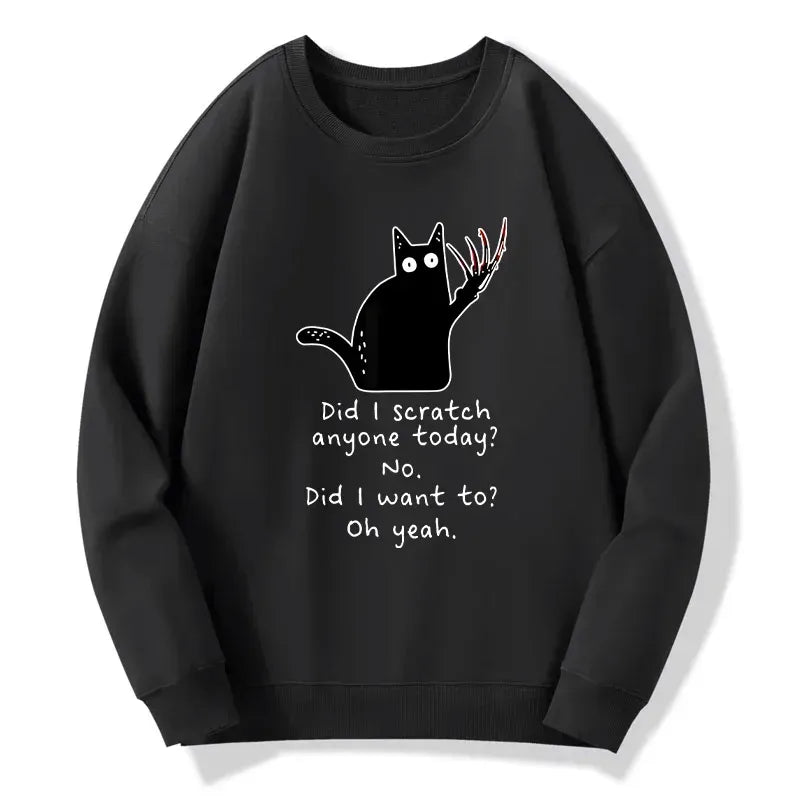 Kyoto-Lion Cats With Sharp Claws Classic Sweatshirt