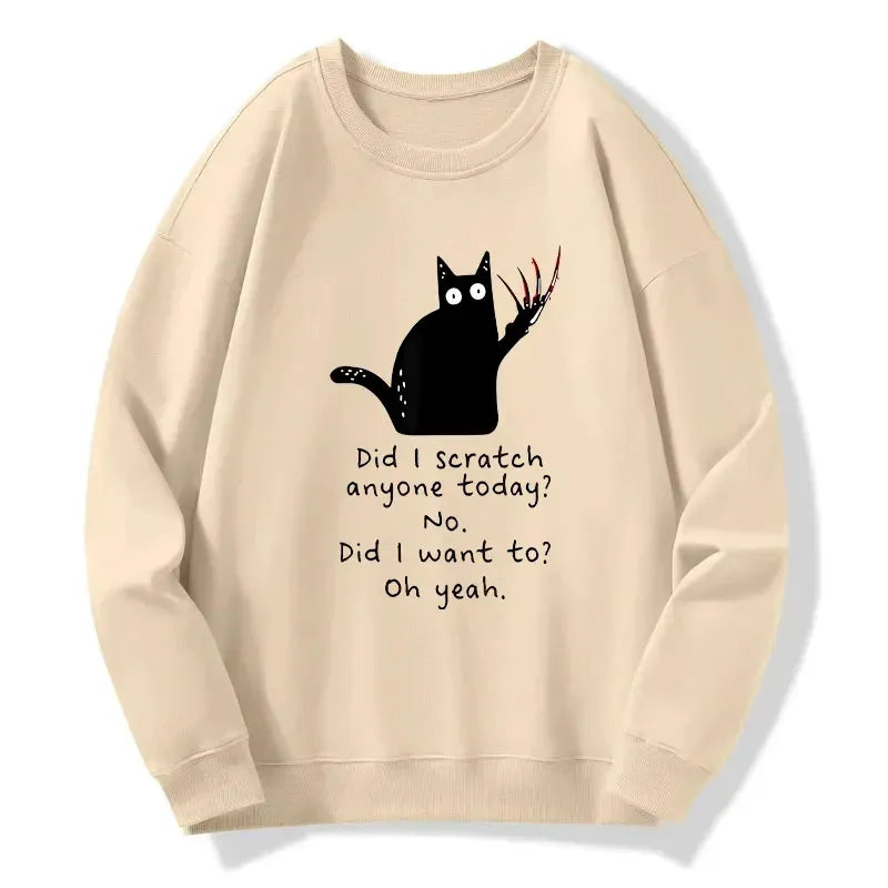 Kyoto-Lion Cats With Sharp Claws Classic Sweatshirt