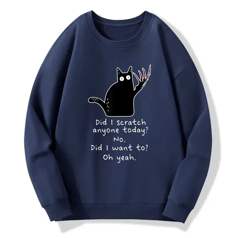 Kyoto-Lion Cats With Sharp Claws Classic Sweatshirt