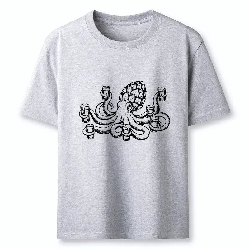Kyoto-Lion Sea Creature Loves Cold Brew Drinks Classic T-Shirt