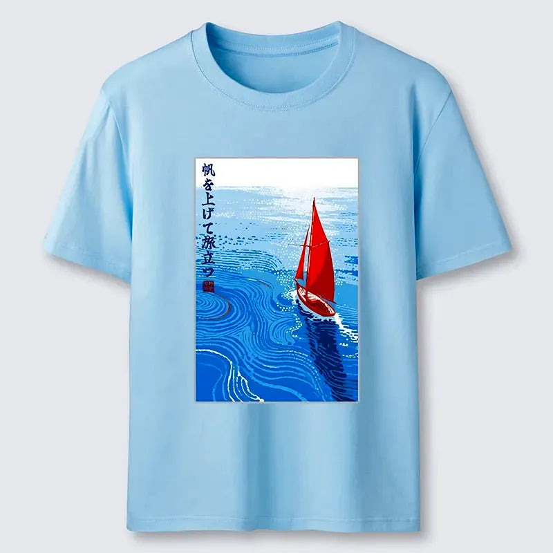 Kyoto-Lion Unisex Cotton T-Shirt