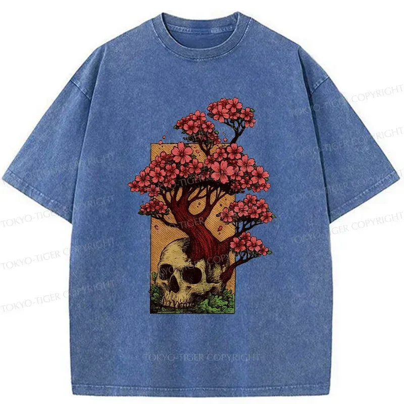vintage Kyoto lion skull tee