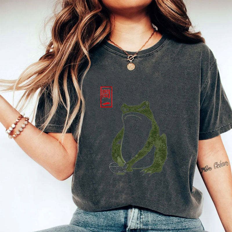 kyoto lion unisex cotton t shirt