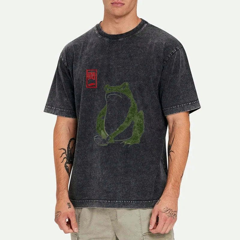 kyoto lion unisex cotton t shirt