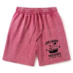 japanese style washed shorts for men