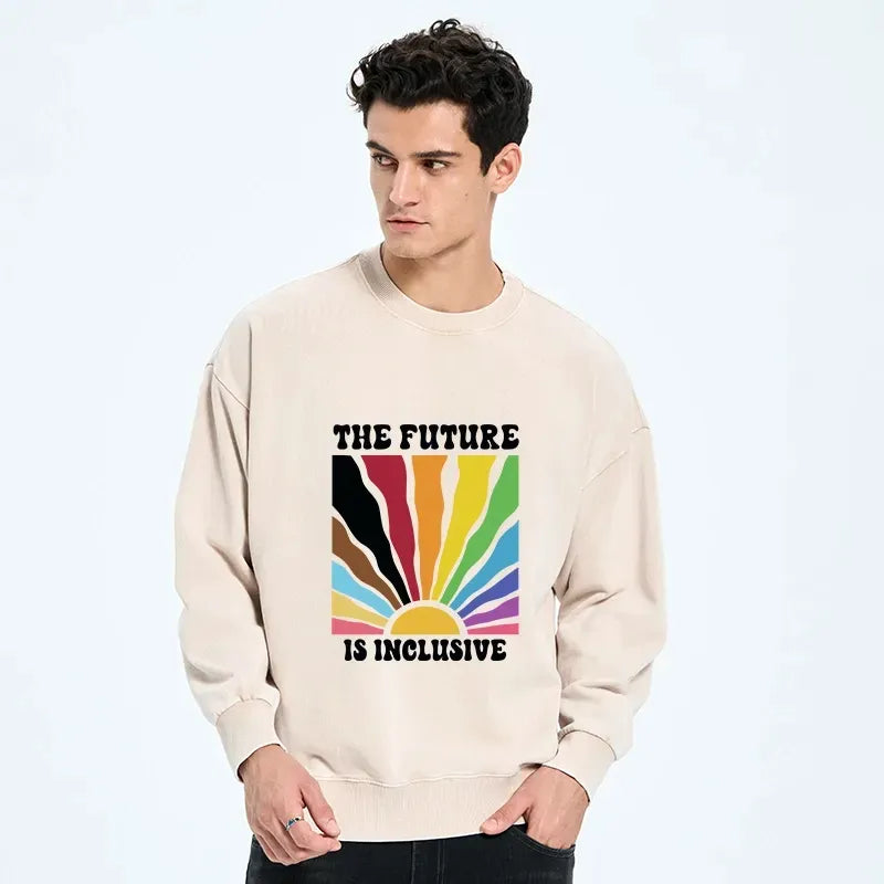 inclusive future unisex sweatshirt for layering