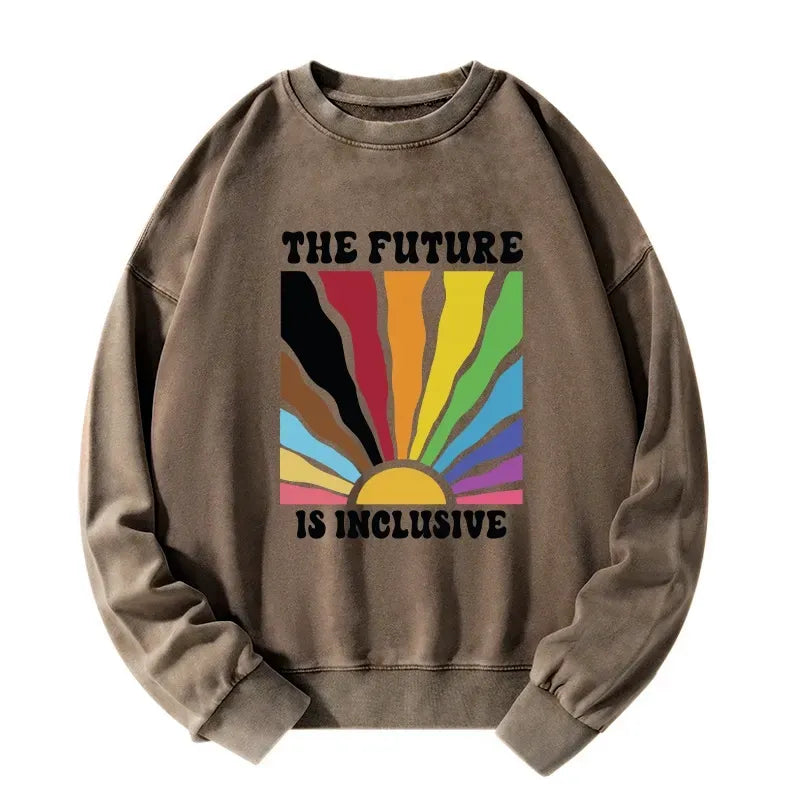 inclusive future unisex sweatshirt for layering