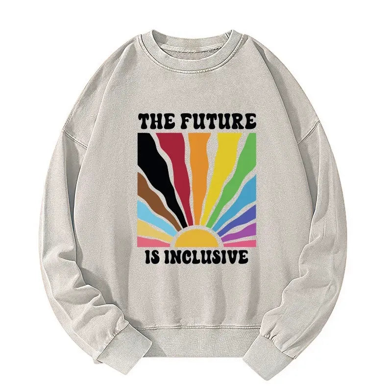 Kyoto-Lion Pride Future Is Inclusive Washed Sweatshirt