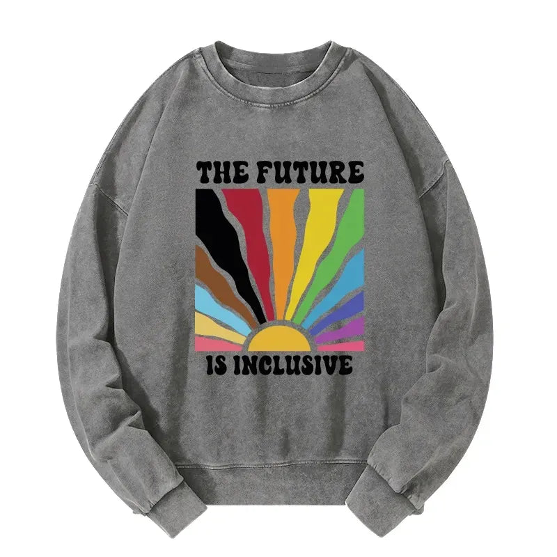 inclusive future unisex sweatshirt for layering