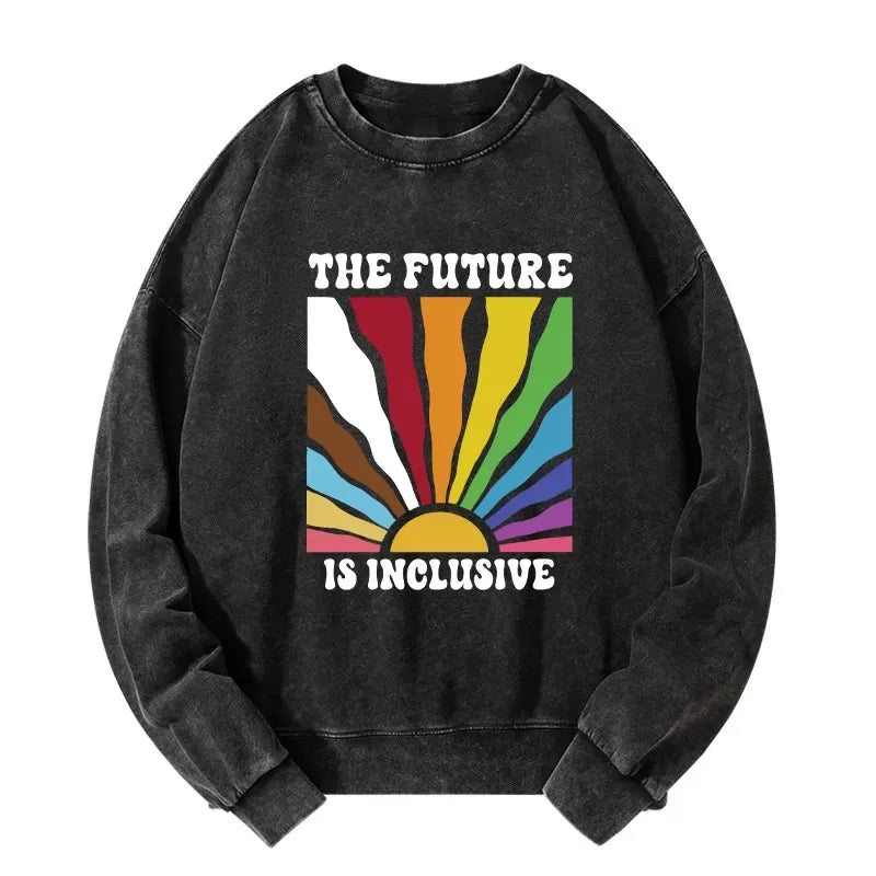 Kyoto-Lion Pride Future Is Inclusive Washed Sweatshirt