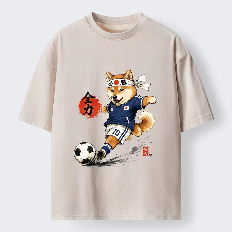 Washed Cotton T-Shirt for Daily Wear