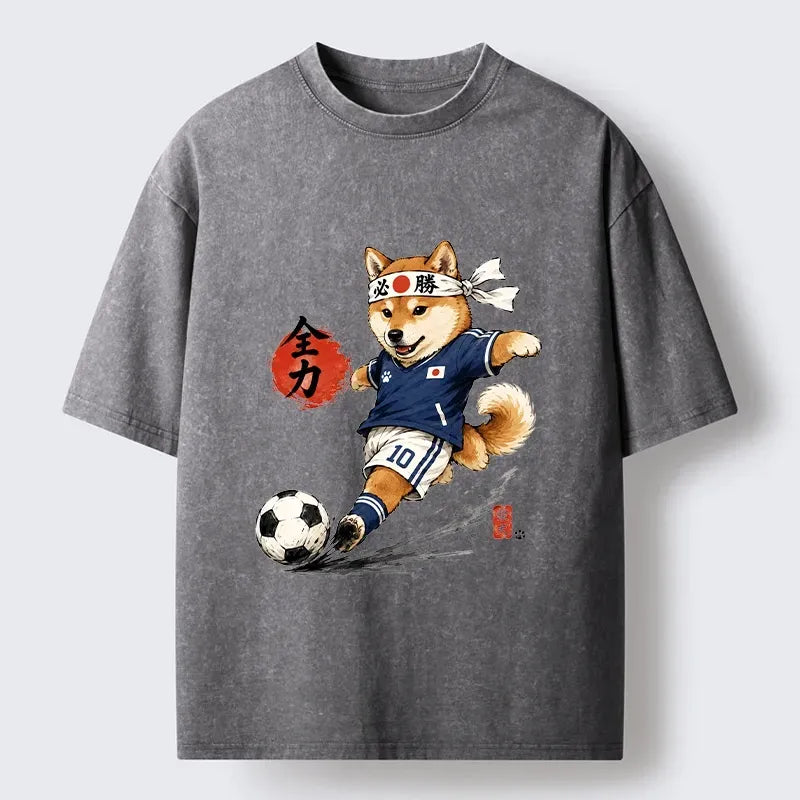 Washed Cotton T-Shirt for Daily Wear