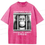 Japanese Vintage Washed T-Shirt for Daily Wear