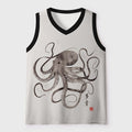 Unisex Mesh Tank Top with Japanese Art