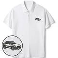 Vintage Japanese Car Embroidered Polo