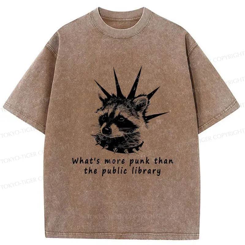Vintage Japanese Punk Raccoon T-Shirt