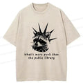 Washed Cotton Unisex Tee for Daily Wear
