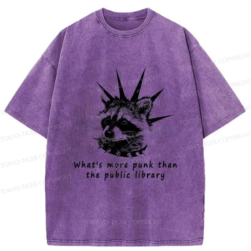 Vintage Japanese Punk Raccoon T-Shirt