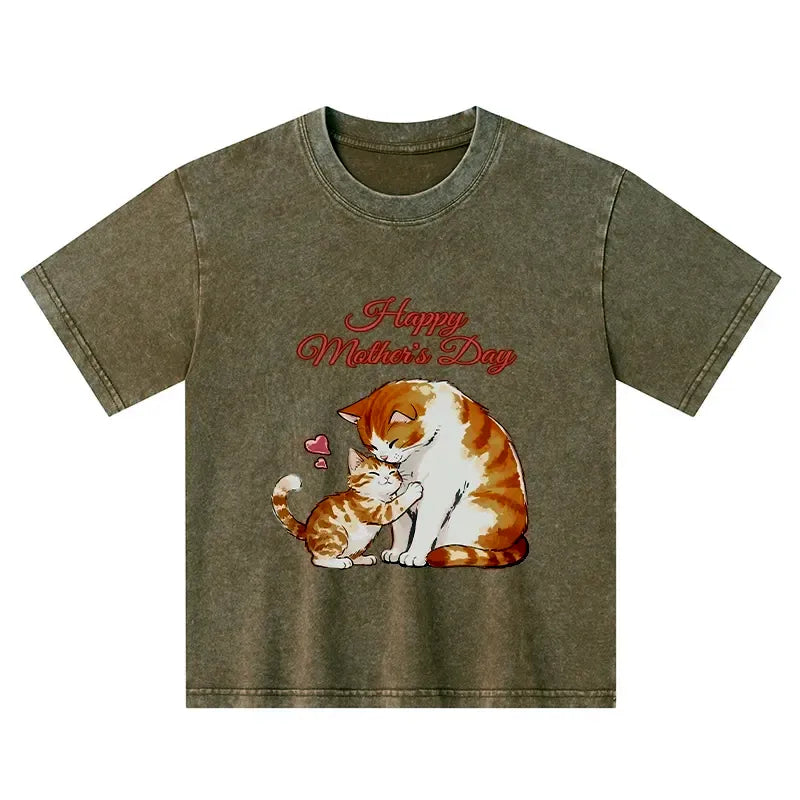 kyoto lion cat kids t-shirt for daily wear