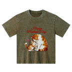kyoto lion cat kids t-shirt for daily wear