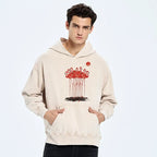 Kyoto-Lion Flamingos at Dusk Washed Hoodie