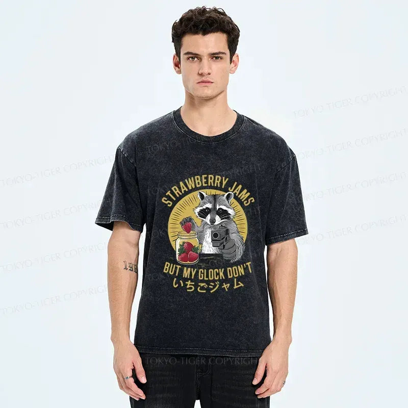 Vintage Japanese Ukiyo-e Raccoon Graphic Tee