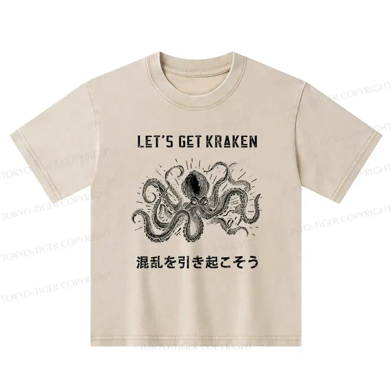 Kyoto-Lion Funny Octopus£ºLet¡¯s Get Kraken Washed T-Shirt